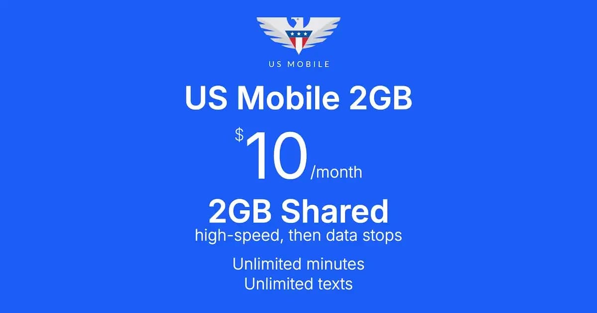 US Mobile 2GB