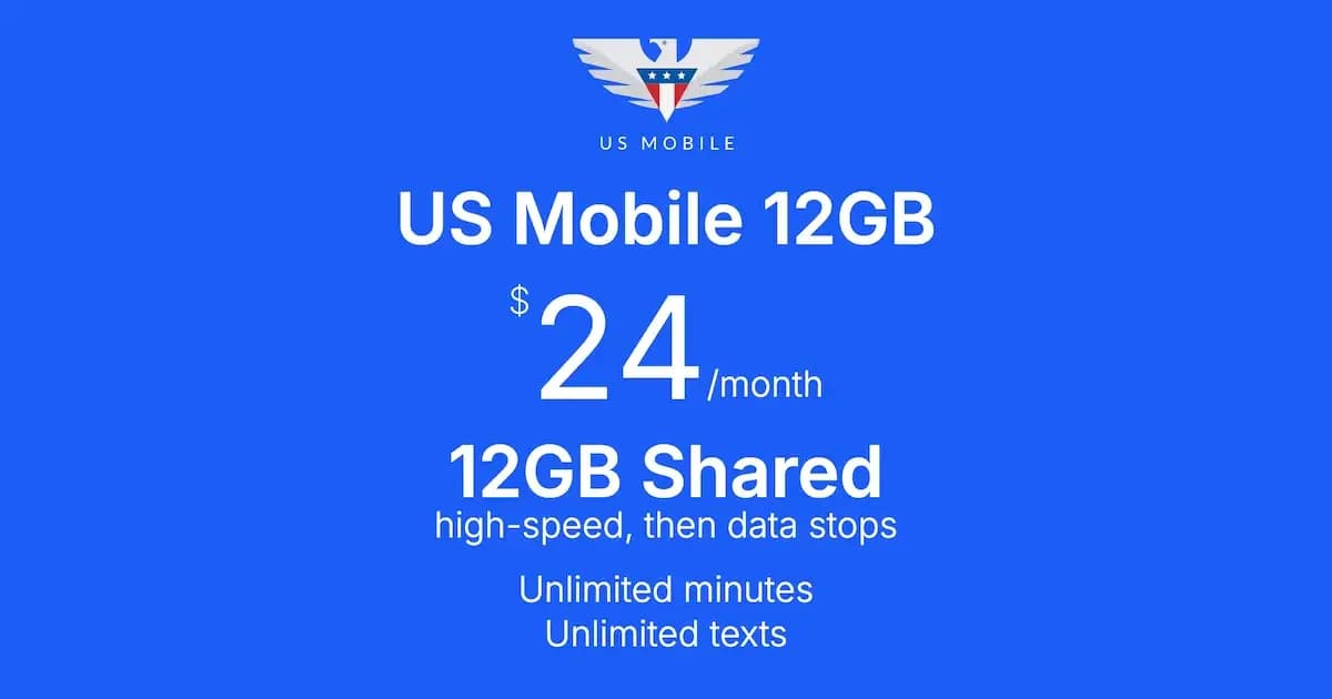 US Mobile 12GB